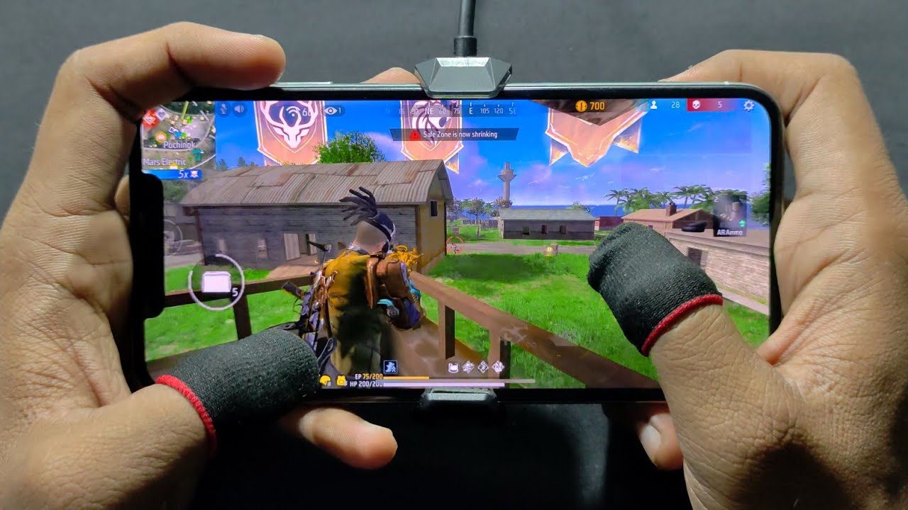 iPhone Xs Max Free Fire Gameplay Handcam🔥Solo vs Squad Full Ranked Match - Part 210 #devilmahashay