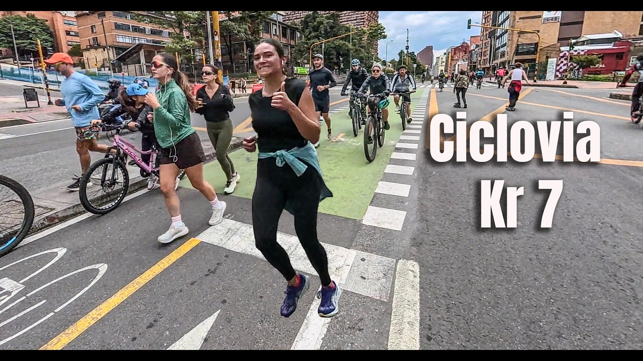 Ciclovia Bogota 4k  - Carrera Septima -