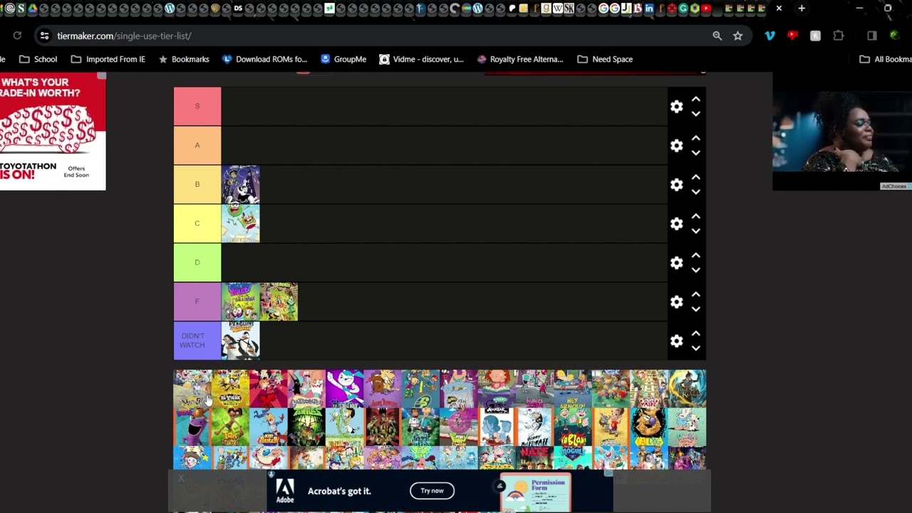A Nicktoons Tier List