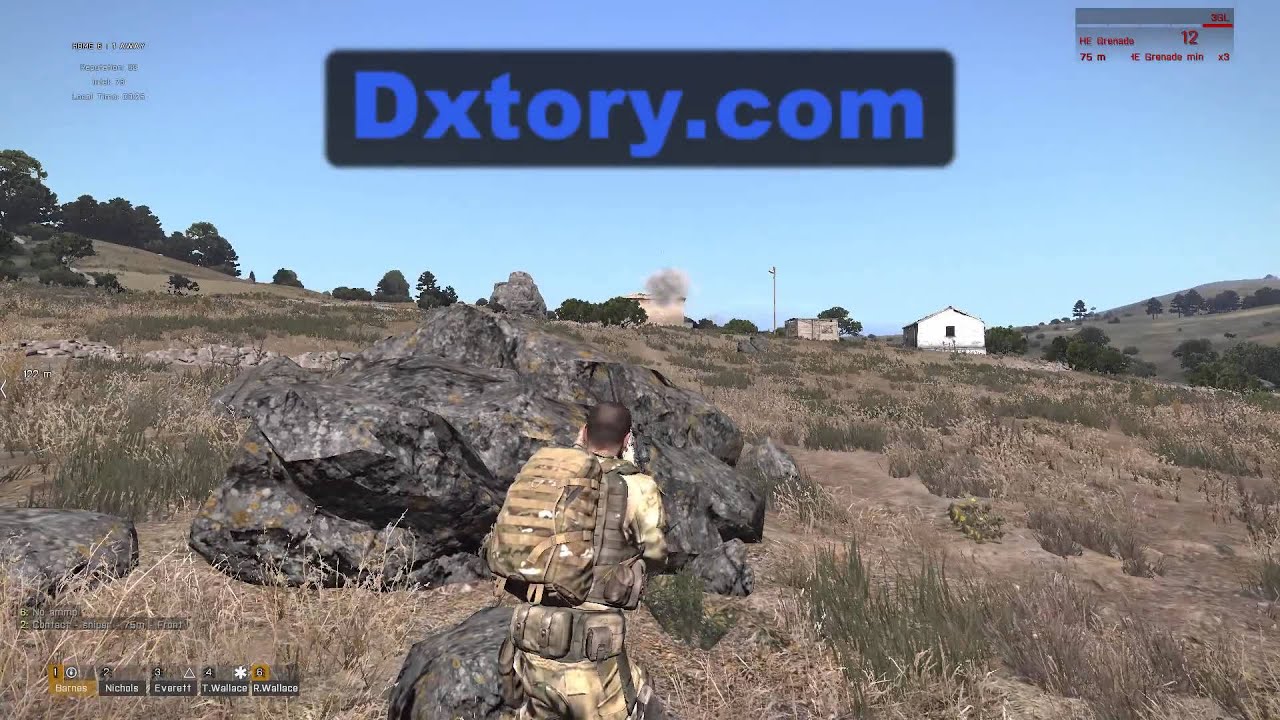 Arma 3 Dxtory test Arma 3 HUNTER SIX MOD