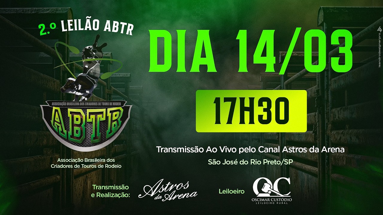 2º Leilão ABTR - [14/03/2026]