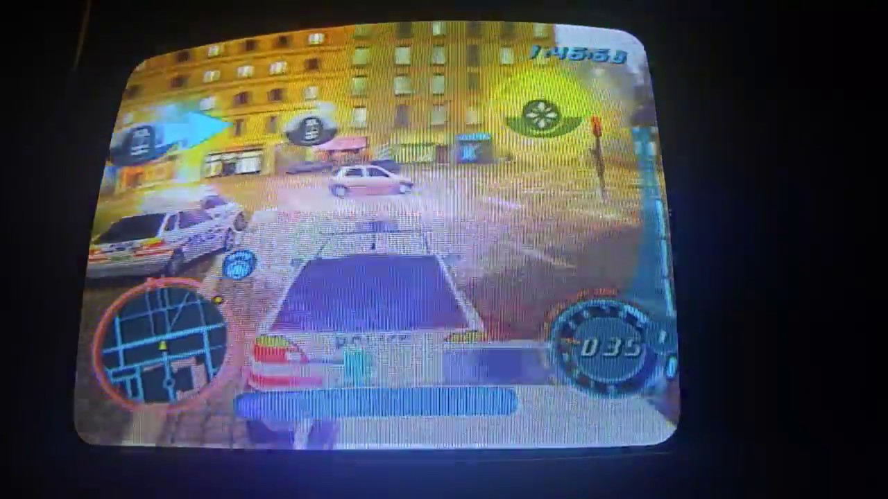 midnight club 2 on ps2 police chase