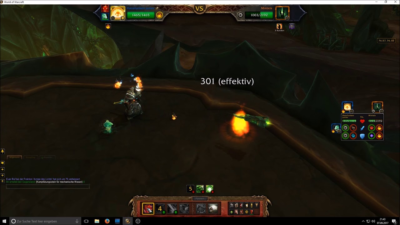 WoW: Minixis besiegen (mit Elementaren) / Kill Minixis (Elemental-Team)
