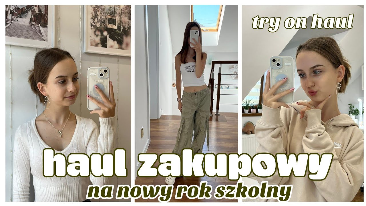 JESIENNY HAUL ZAKUPOWY Z UBRANIAMI NA POWRÓT DO SZKOŁY| back to school