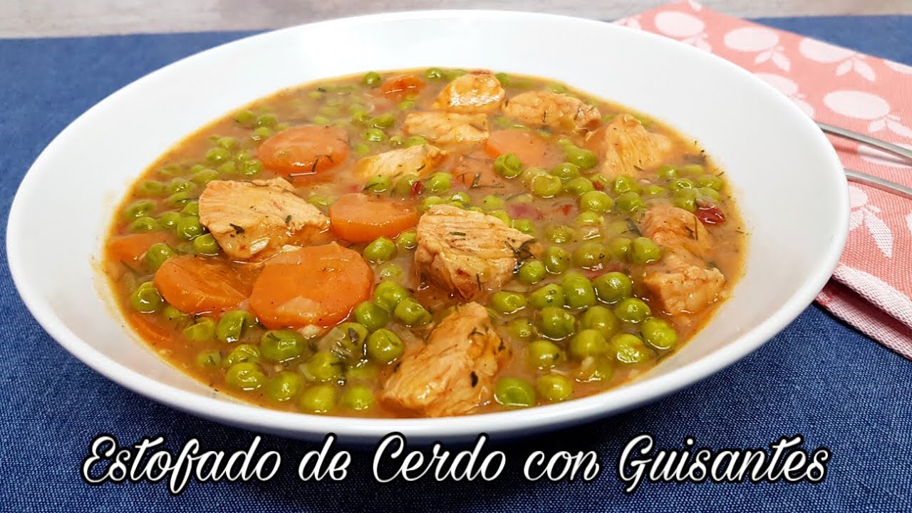 Estofado de Magro con Guisantes y Verduras | FÁCIL Y SALUDABLE #054