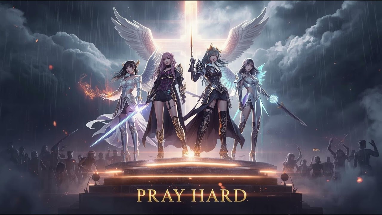 PRAY HARD | Faith-Based K-Pop | Power • Attitude • Victory | DIVYNE