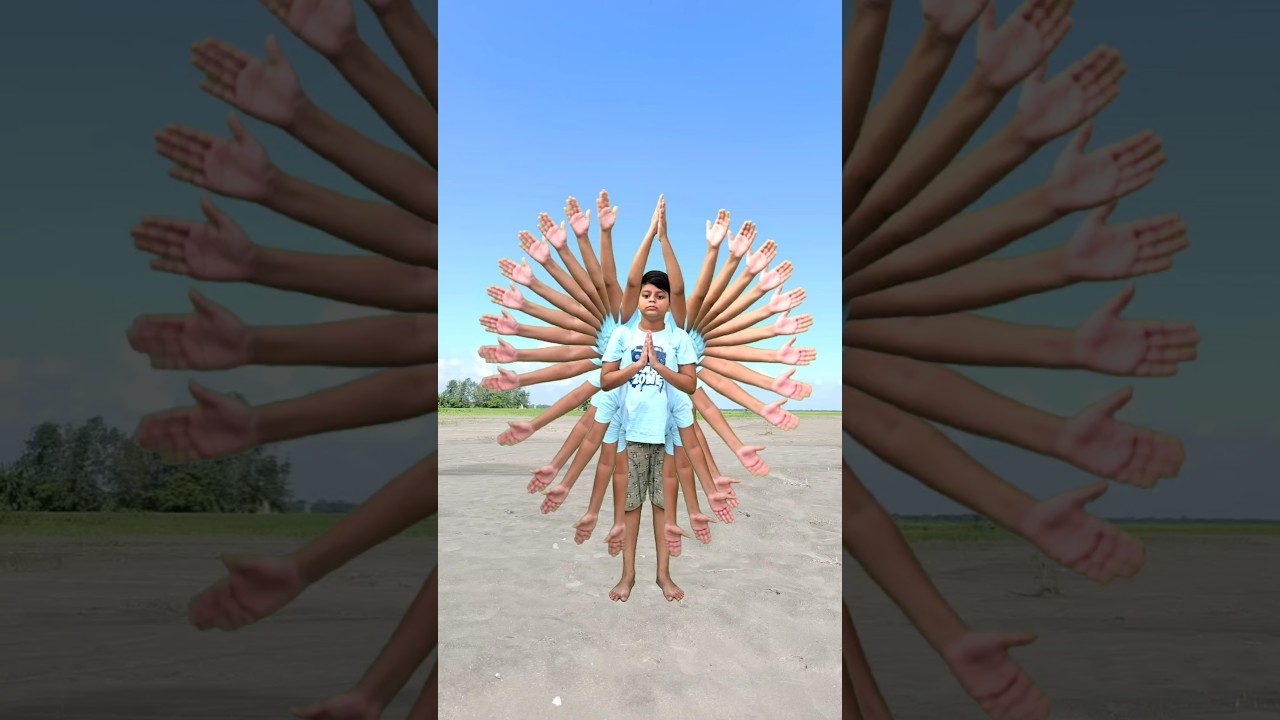 Multiple hands joining vs body parts vs food - Funny vfx new magic