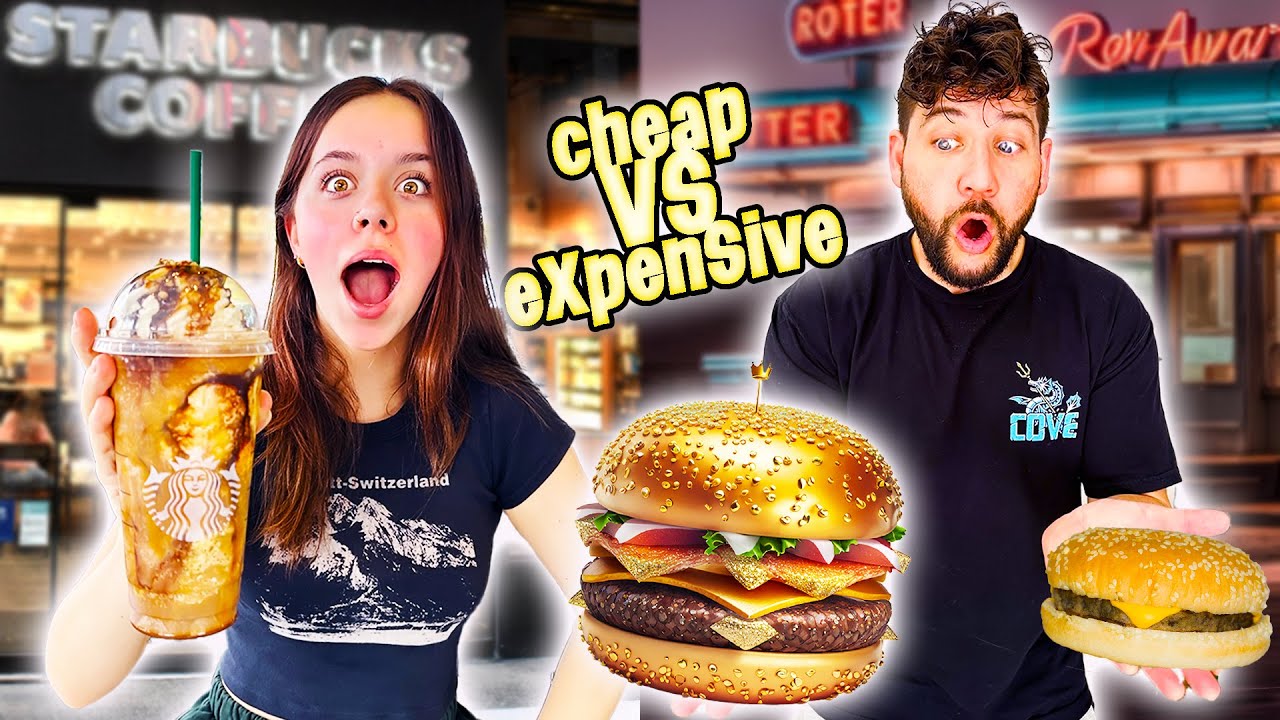 Cheap VS Expensive FAST FOOD!!!