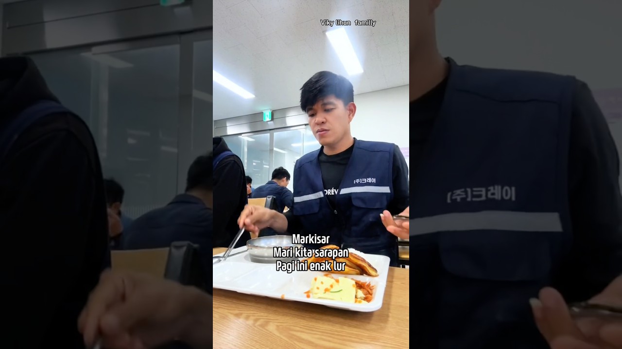 Menu sarapan paling enak di pabrik korea roti pukis #ngapak