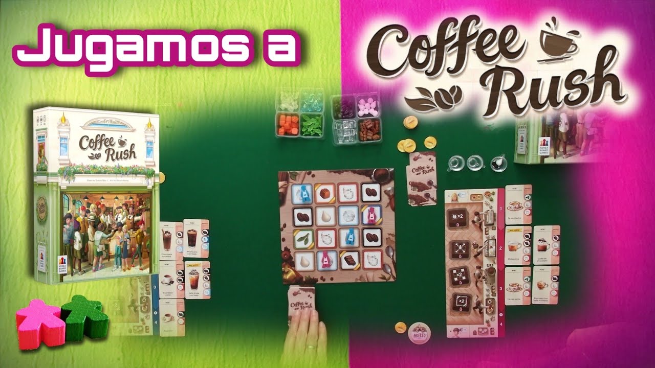 Coffee Rush. Cómo se juega y partida al vistoso juego de tacitas de café ☕☕