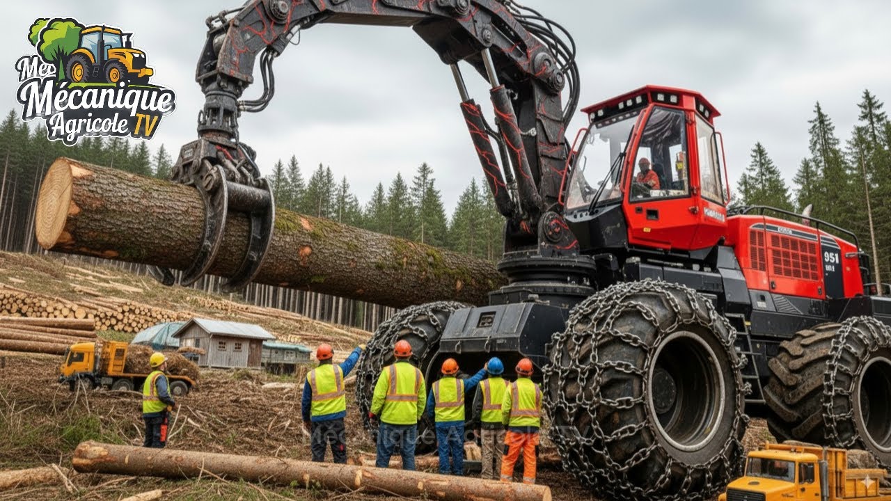 Comment le JOHN DEERE 1270E abat 500 arbres/h | TECHNOLOGIE D'EXPLOITATION DE PRÉCISION PARFAITE
