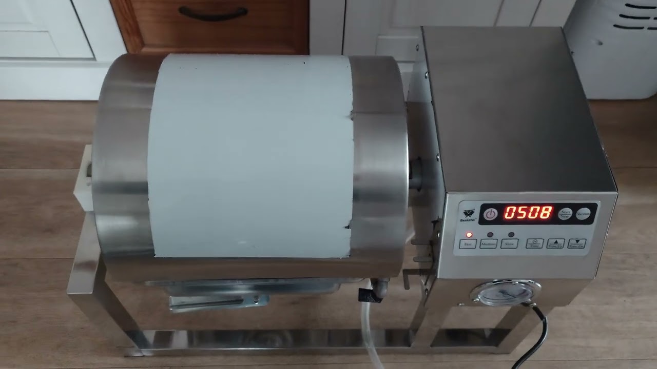 Beeketal Vakuum Tumbler 🥩 FTB-18T 🥩 Fleisch schonend mischen, einsalzen und poltern unter Vakuum.