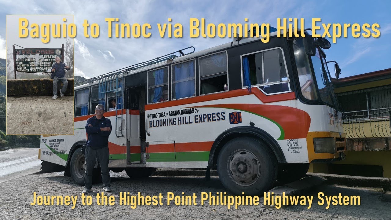 Путешествие из Багио в Тинок по автомагистрали Blooming Hill Express. Поездка к самой высокой точ...