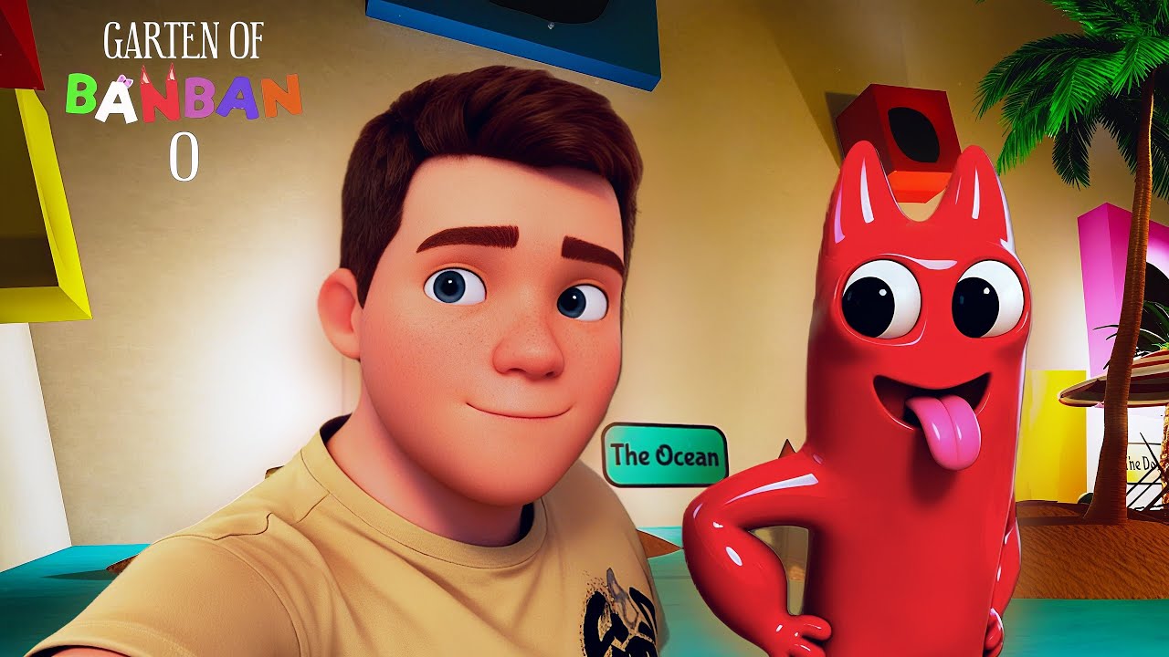 МОЙ новый друг - Зефирная Жижа? / Garten of Banban 0 / Летсплей