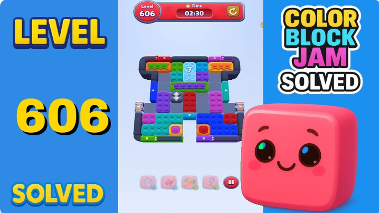 Color Block Jam Level 606 - WIN FAST