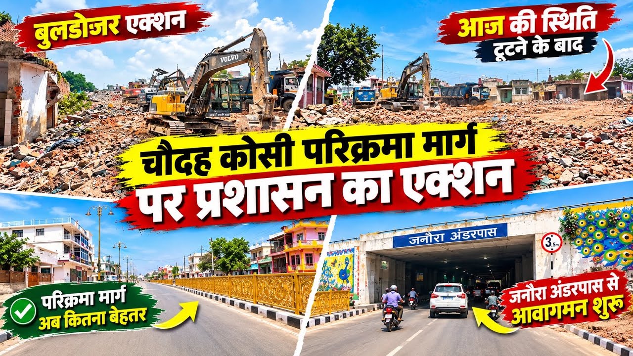 Ayodhya 14 Kosi Parikrama Marg पर Bulldozer Action के बाद कैसी है आज की स्थिति? | Ayodhya Update