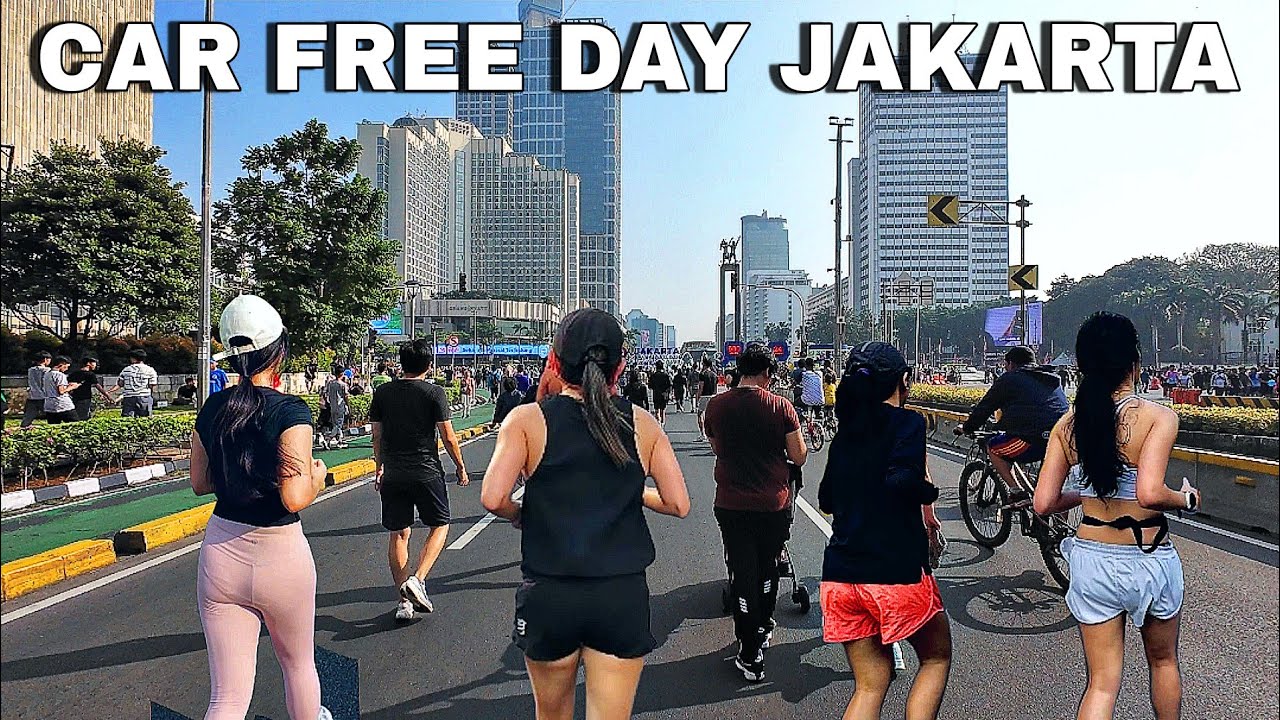 CAR FREE DAY JAKARTA DI TAHUN 2025 ! GAK DISANGKA MAKIN RAMAI DAN MERIAH ! | experience walk