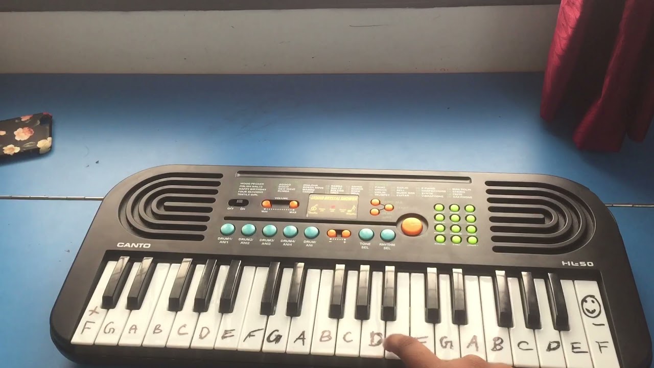 Twinkle twinkle little star tune in piano Canto Hl 50