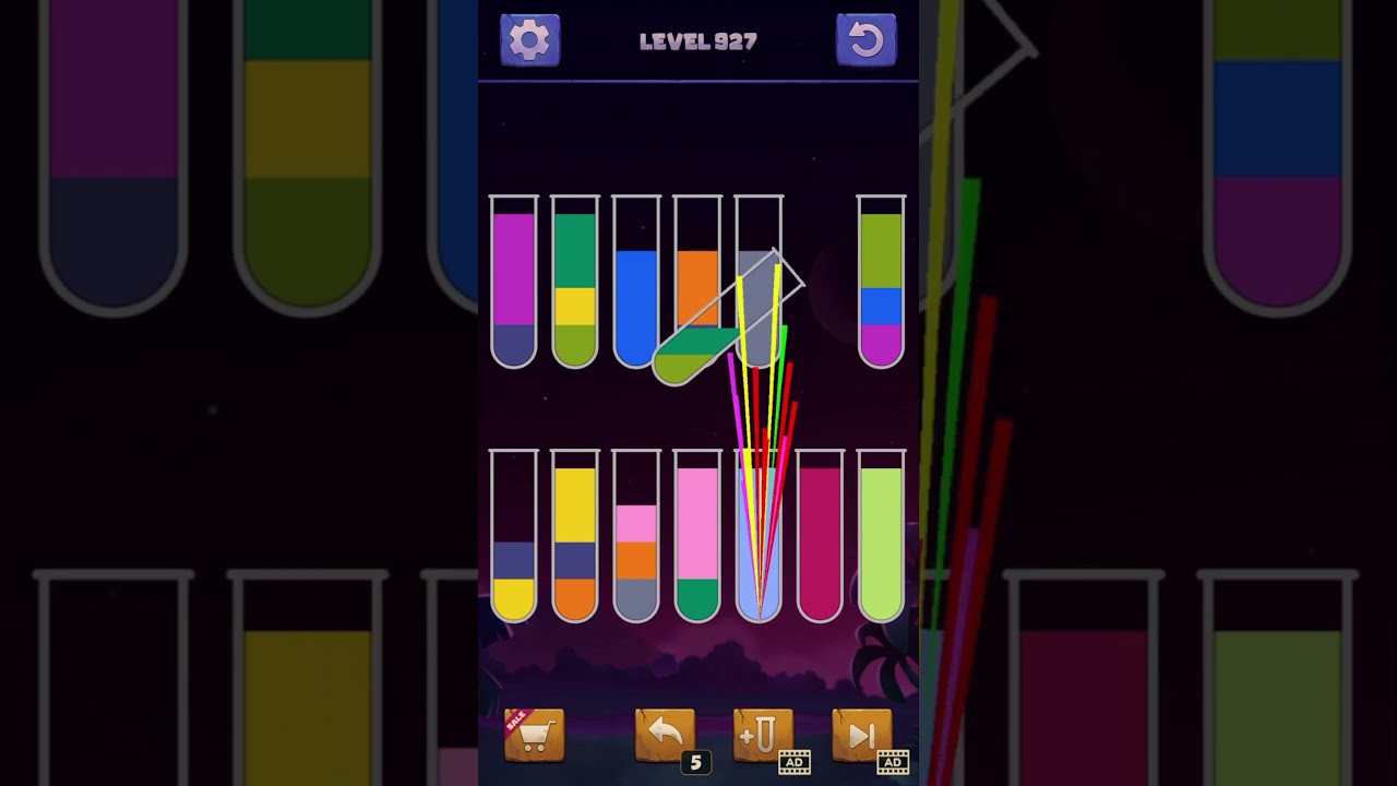 【Water Sort Puzzle】レベル927