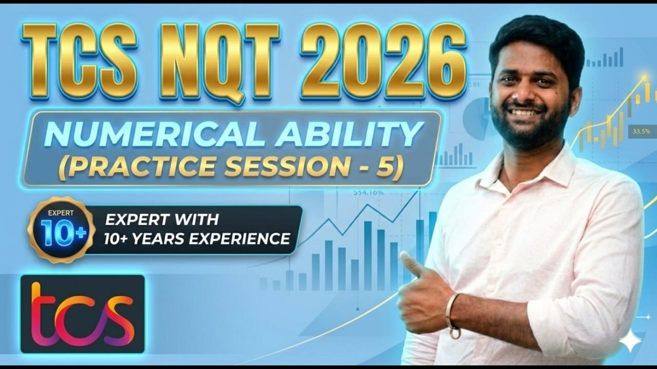 TCS NQT 2026#Numerical Ability | Most Expected Questions #Previousyearquestions | One Shot