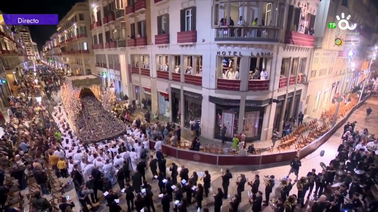 Virgen del Gran Perdón (Prendimiento) en Tribuna Oficial | Málaga 2023