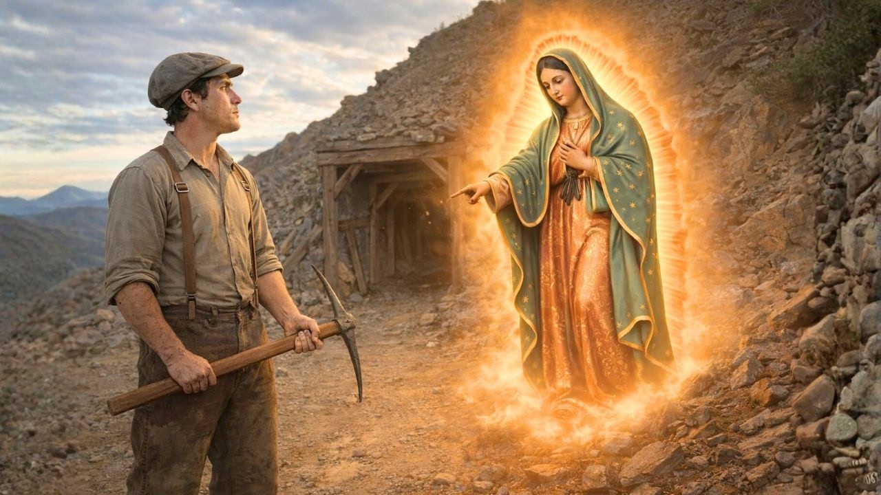La Virgen de Guadalupe indica dónde estaba el tesoro y salva a un campesino de la pobreza…