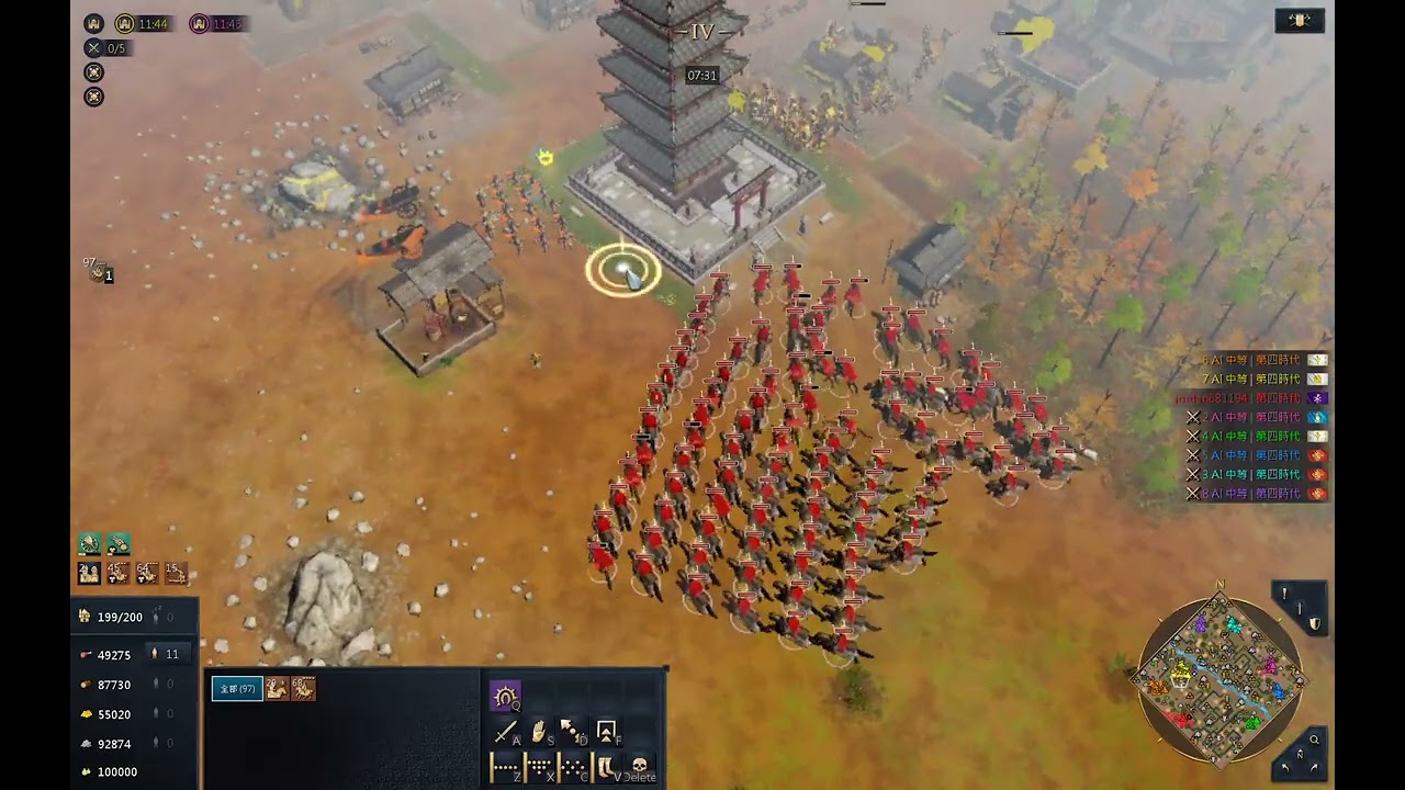 Age of Empires IV滿屏拜占庭聖騎兵 攻打五國 2026 02 14 22 13 55