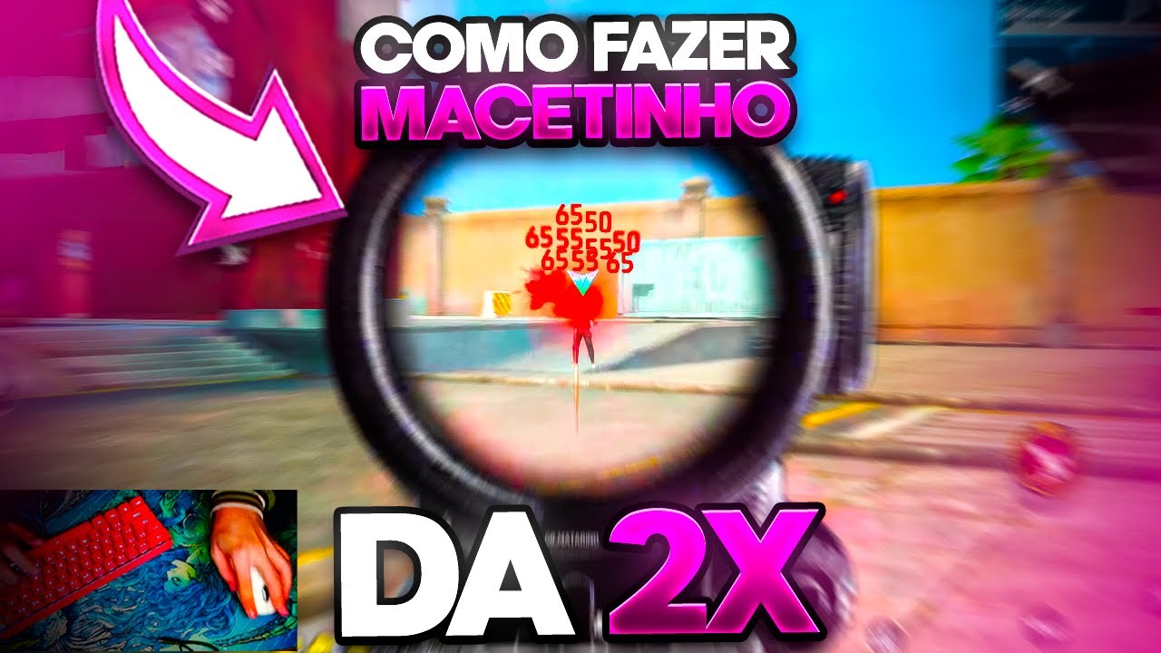 COMO FAZER O MACETINHO DA 2X DE UMP/AC80 EM QUALQUER EMULADOR BLUESTACKS/MSI FREEFIRE 😱🔥