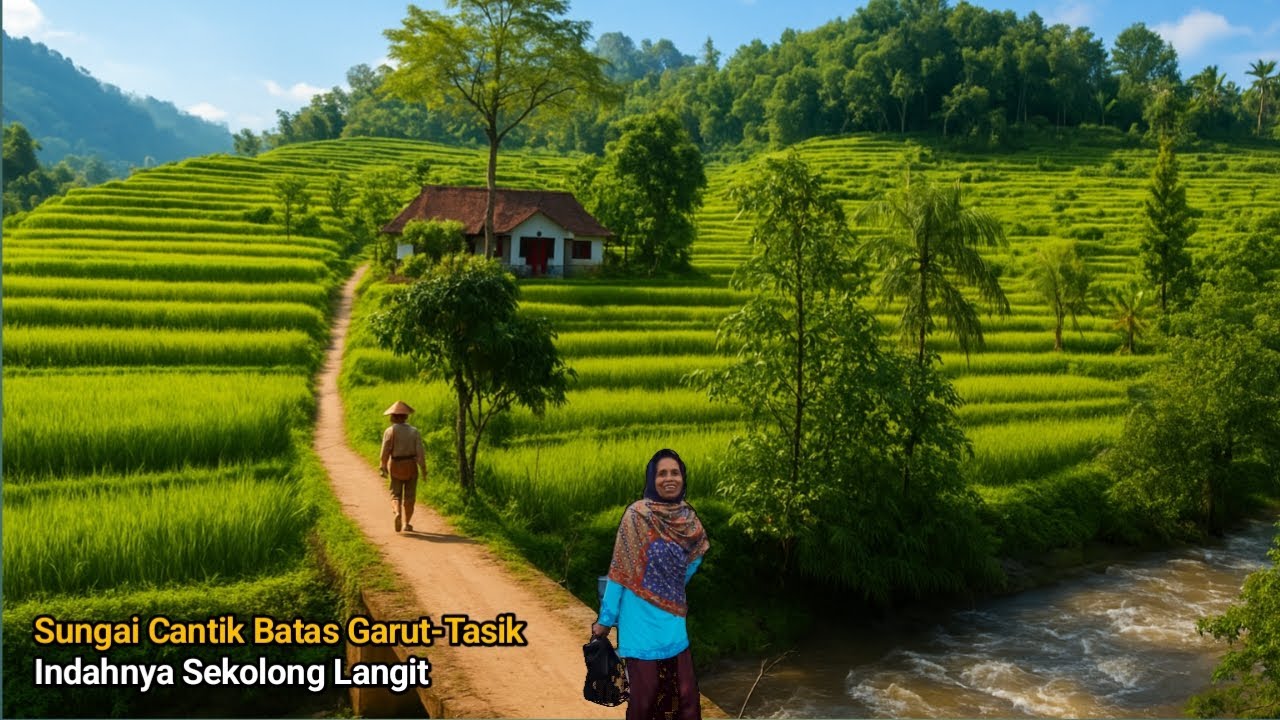 TERINDAH SEKOLONG LANGIT, GARUT SELATAN INDAHNYA BAGAIKAN  LUKISAN, INDAH ALAM DESANYA