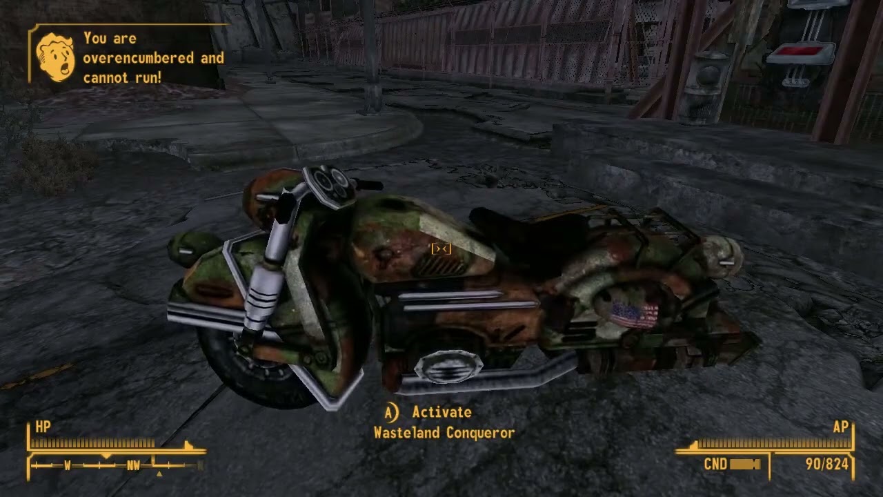 Rideable Motorcycle Mod - Fallout New Vegas (2011)
