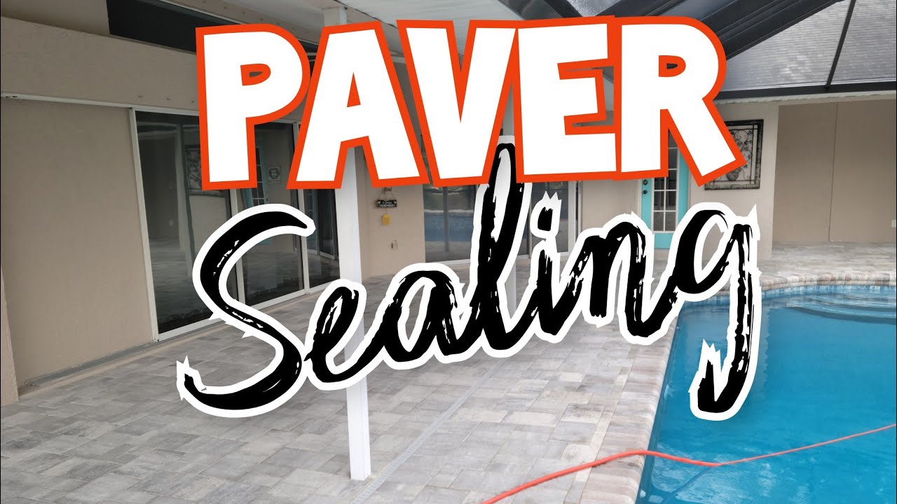 how to seal pool deck pavers