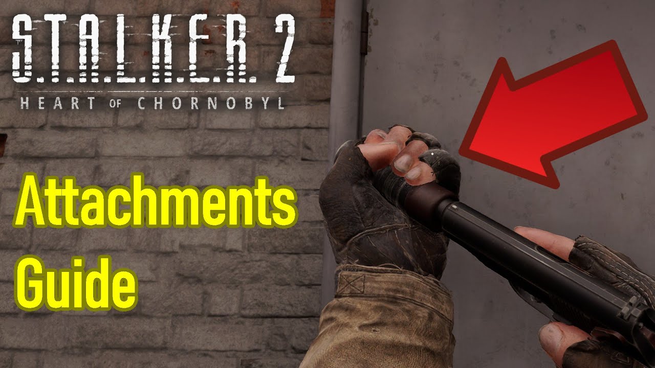 Stalker 2 how to equip attachments, attach sights, add attachments guide