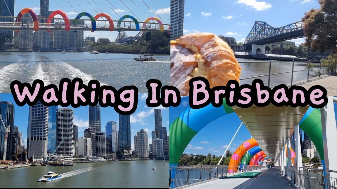 【１人ブリスベン観光vlog🇦🇺】ブリスベン川の向こうカンガルーポイントからフェリーに乗って帰る/#船旅 #橋 #ブリスベン 