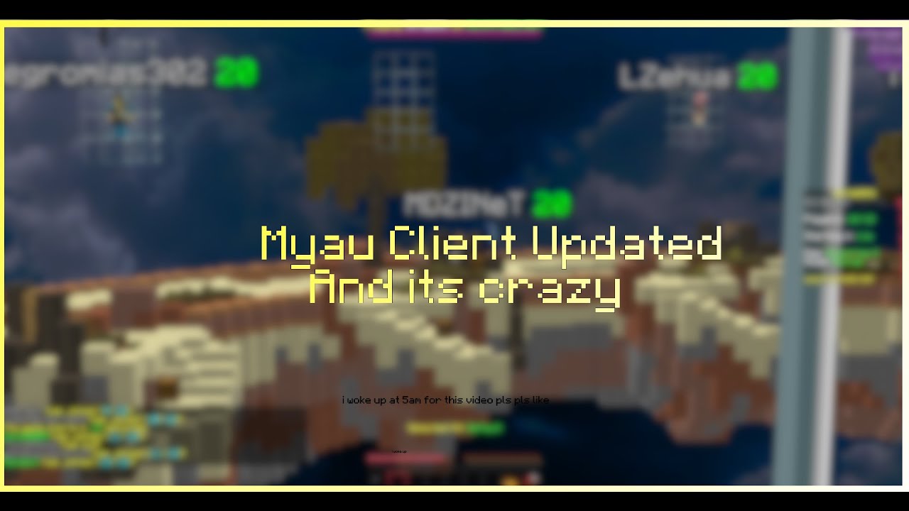Myau Client Updated and its CRAZY | Myau Review Update at 5AM