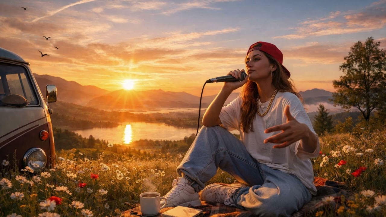 J'me lève avec le soleil, la tête encore