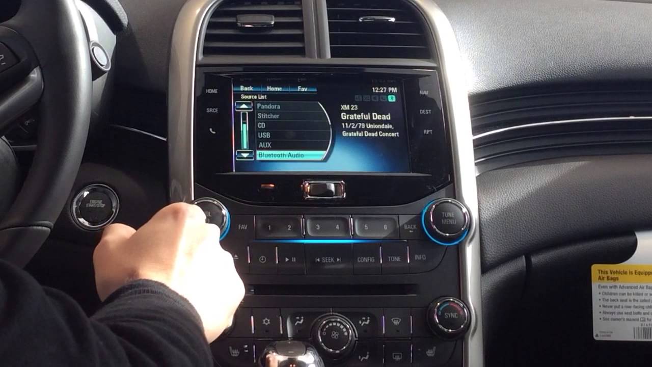 How to Play Music via Bluetooth on Chevrolet MyLink Radio