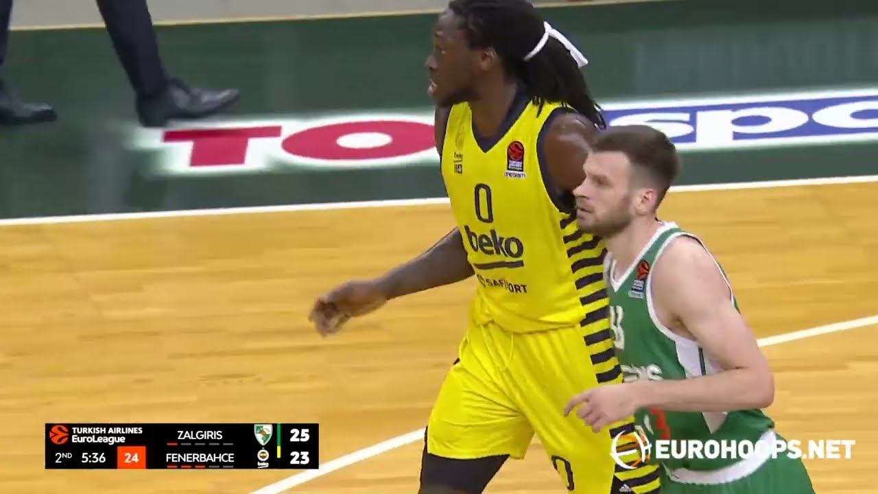 Zalgiris Kaunas - Fenerbahce Beko Istanbul 86-66: Tomas Dimsa (17 points)