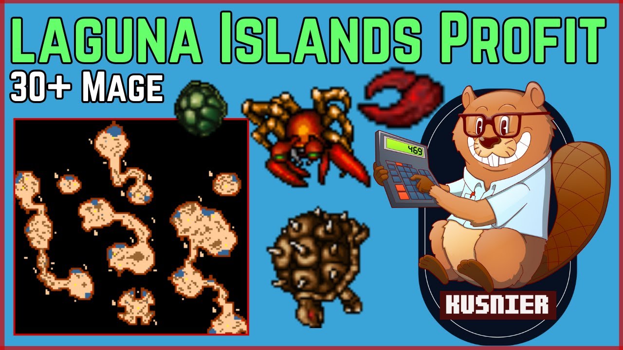 Laguna Islands (Amazing PROFIT) | 30+ Sorcerer/Druid | Tibia