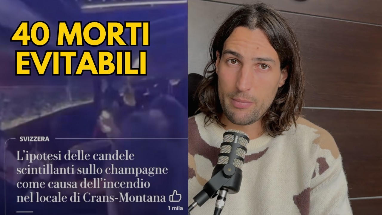 40 Morti in Svizzera; Le Candele Pirotecniche che mettiamo sulle Torte