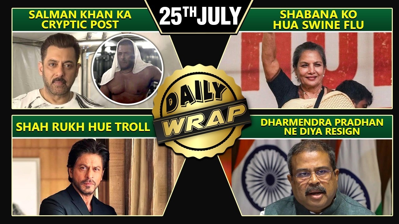 Dharmendra Pradha Resigns, Salman Khan's Cryptic Post, SRK Trolled, Shabana Azmi's Swine Flu |Top 10
