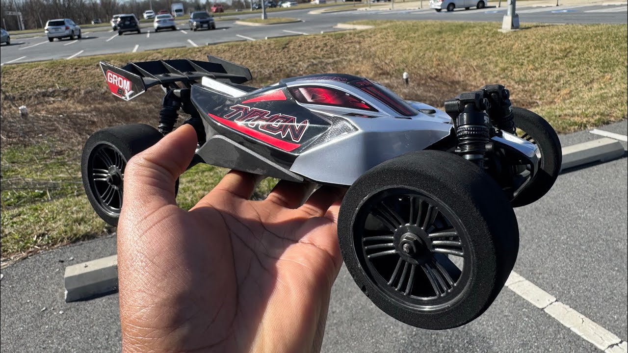HOTRACING Adjustable motor mounts FURST RUN Arrma Typhon Grom ARA-2022 #Grom #blx #udrc #HOWTO