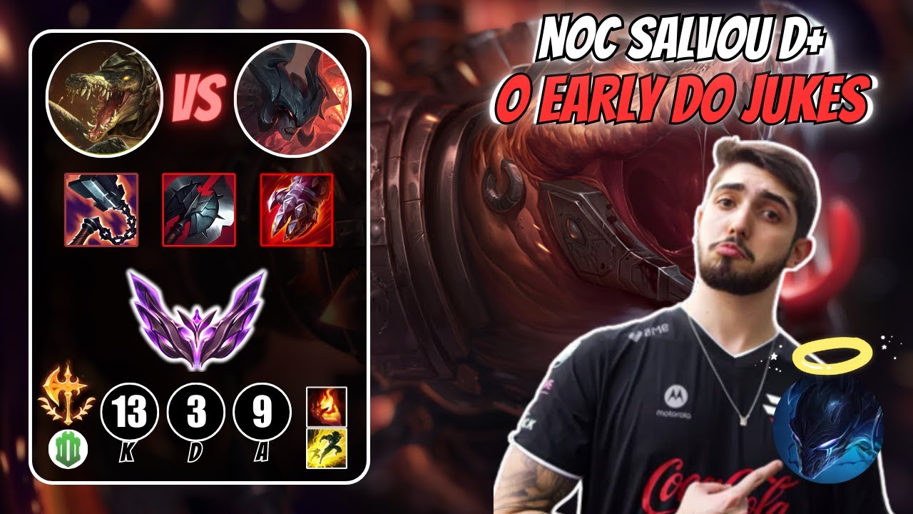 RENEKTON do JUKES foi salvo pelo NOCTURNE no early ! LoL BR VODs.