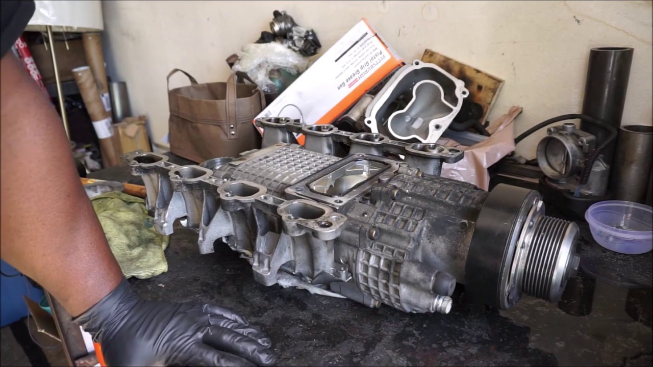 Замена масла в нагнетателе своими руками (M113K) + модернизация TB ЧАСТЬ 1