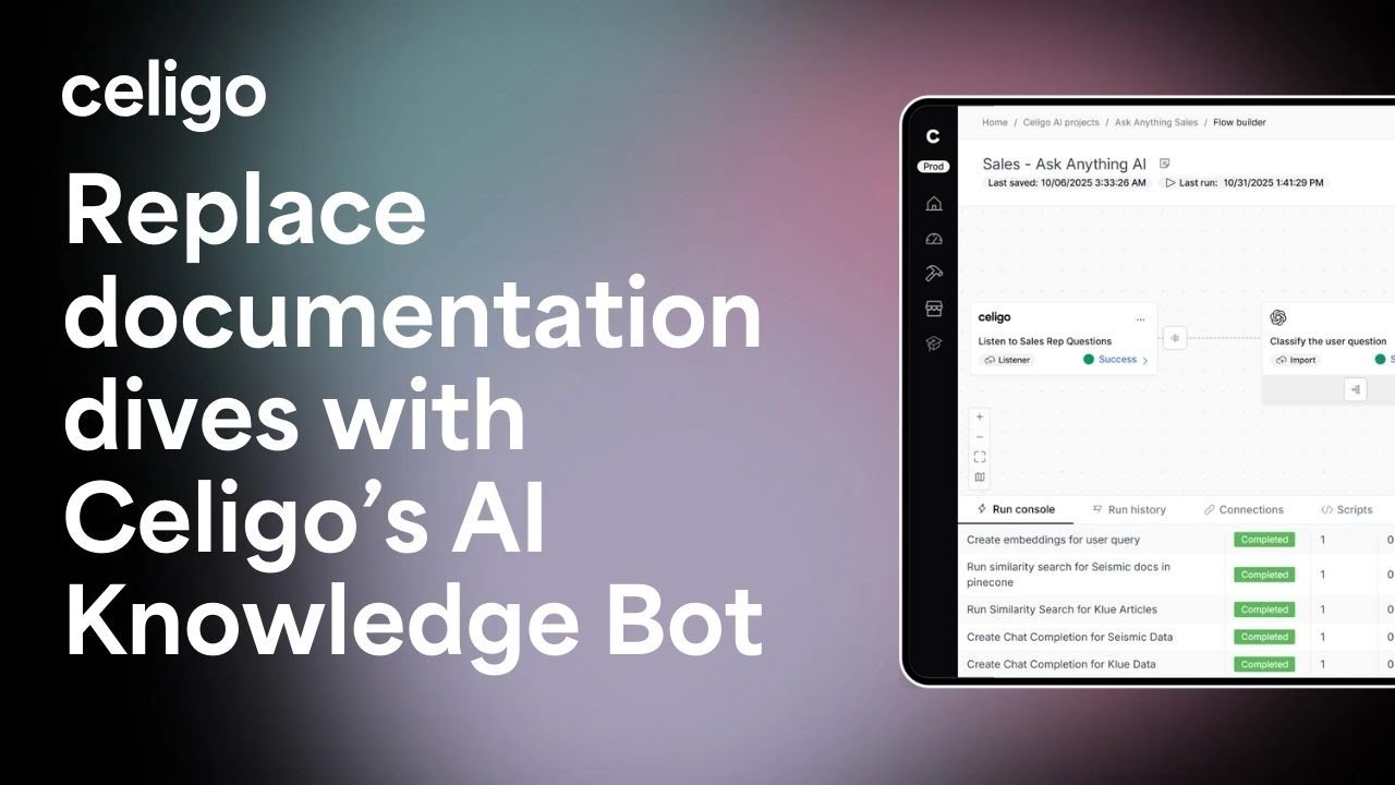 AI Assistants | Celigo's AI-powered chat that provides instant product support