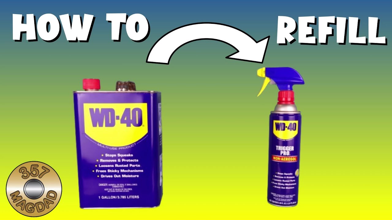 How to Refill WD-40 Non-Aerosol Trigger Pro