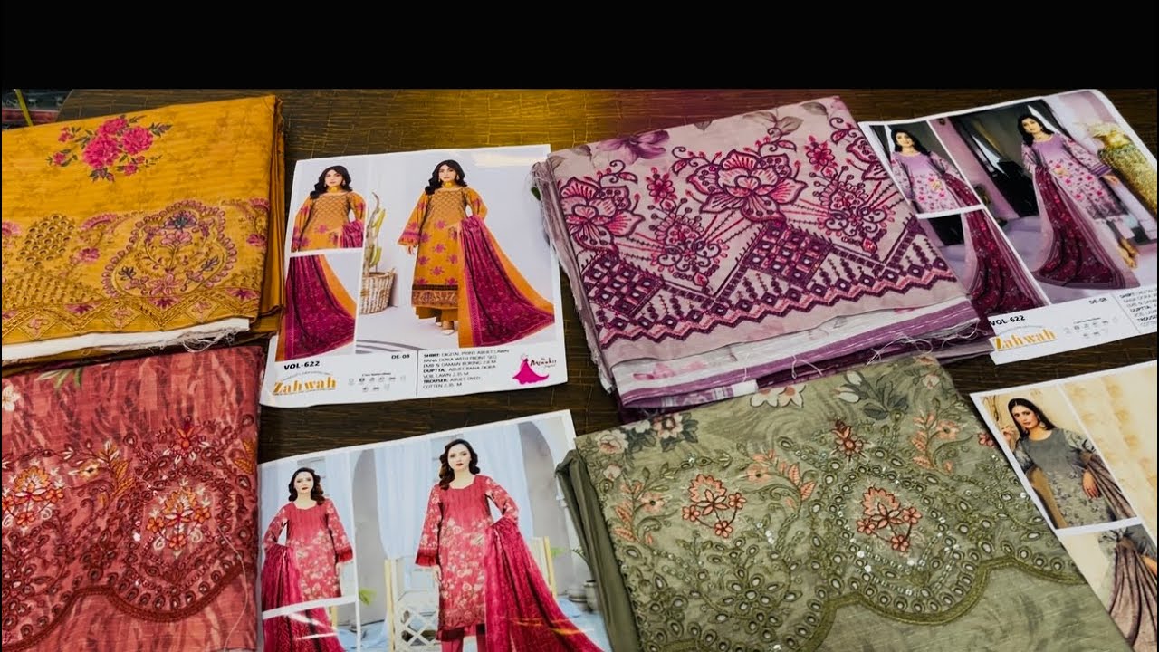 Minahil Original Brand New lawn collection 2025 | Alkaram Studio Mens Cotton Unstich Suit |#new