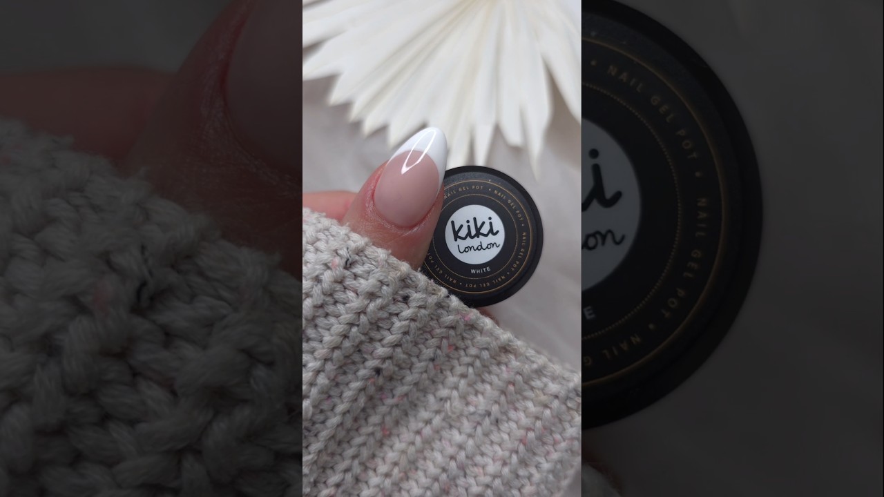 New Kiki London White Gel Paint! | French Nails 🤍 #gelpaint #frenchnails #nailpaintd