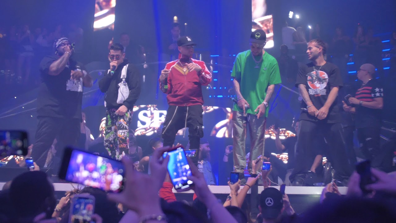 Sech, Dalex, Justin Quiles, Lenny Tavarez, Feid Performing 