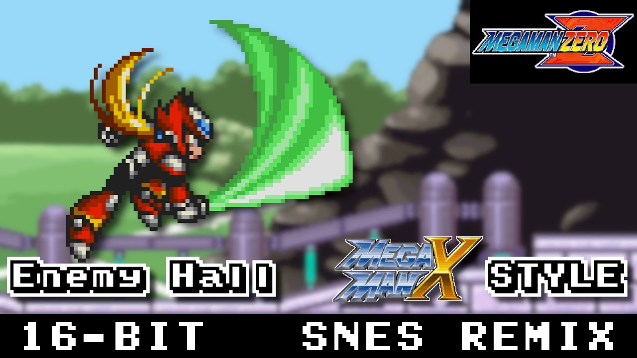 [16-Bit;SNES]Enemy Hall - Mega Man Zero【MMX Style, AddmusicK】