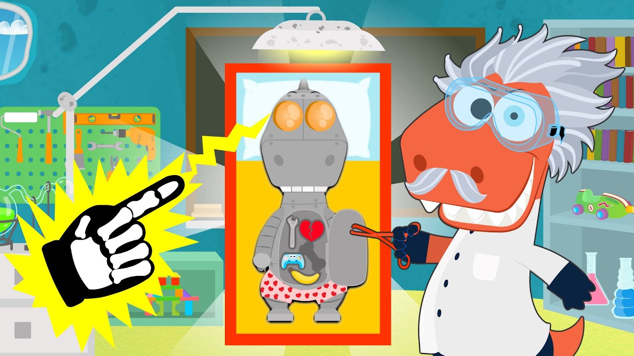 El Dinosaurio Travieso juega a OPERACIÓN 💔👨‍⚕️¡El Juego Más Divertido!